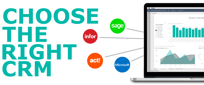 Choose the right CRM banner