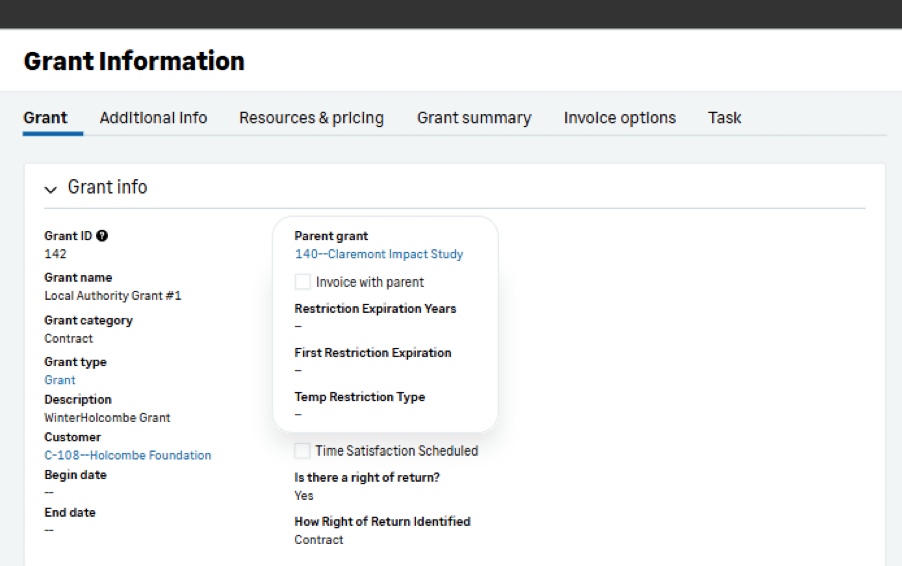 Grant Information